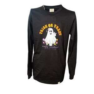 NEW WITH TAGS Simply Southern Trick or Treat Women's Long Sleeve T-Shirt (small)